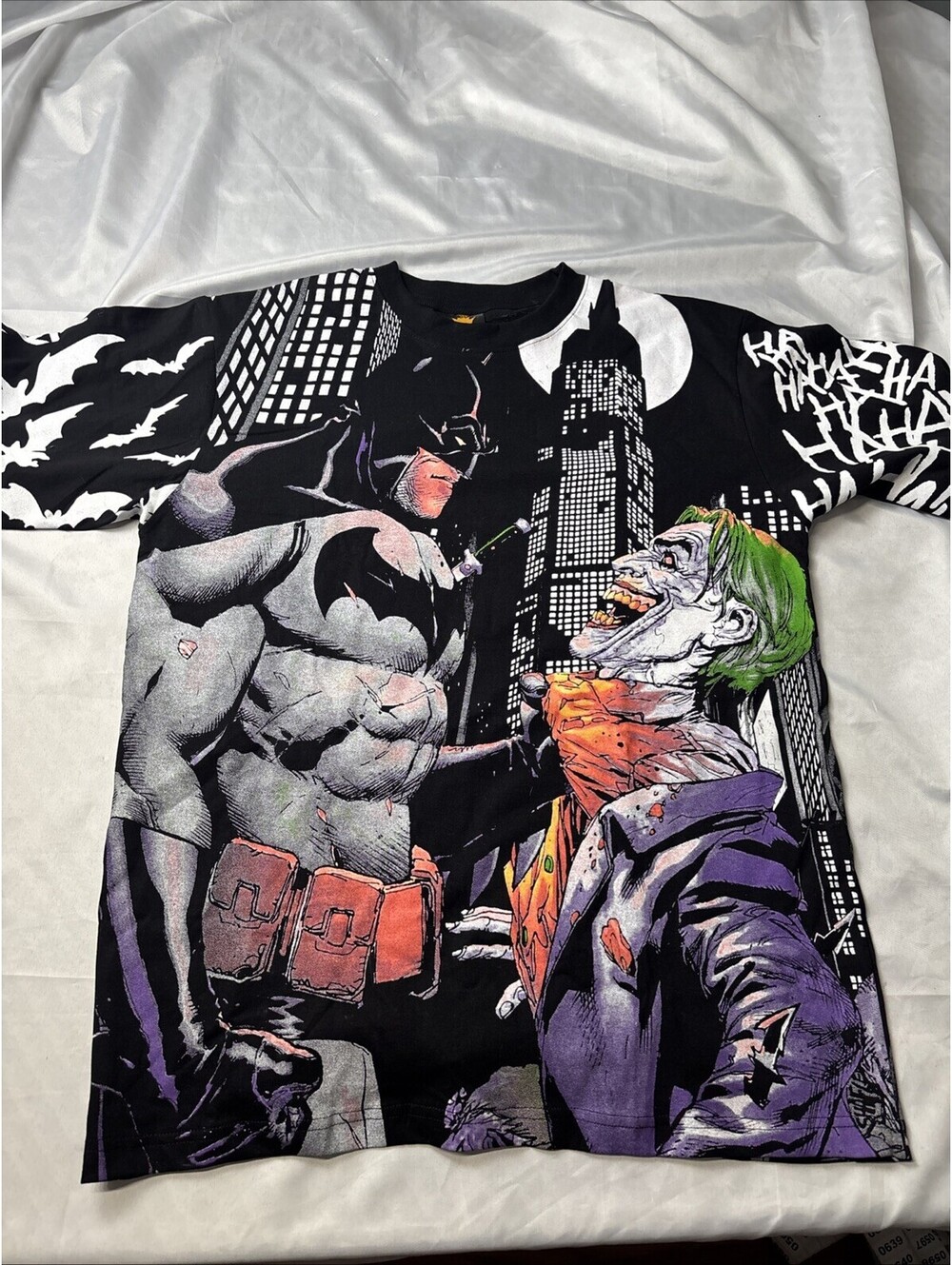 Rare Men’s Batman Joker T-Shirt Cotton Size Xl